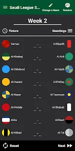Saudi Football League Simulate