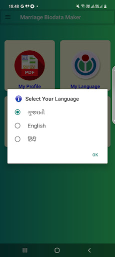 Gujrati Marriage Profile Maker Screen 3