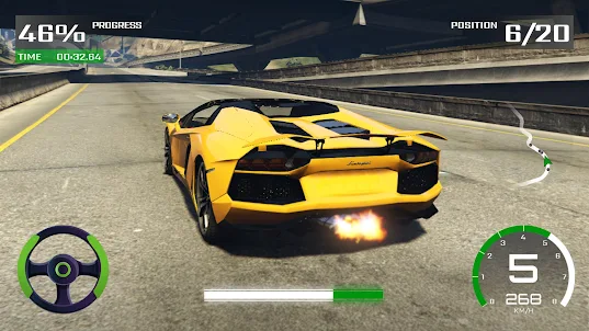 Race Lamborghini Aventador GT