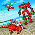 Cover Image of Скачать Flying Crocodile Robot Transformation Game 1.1.3 APK
