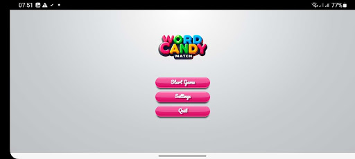 Vocabularying candy words game Screen 3