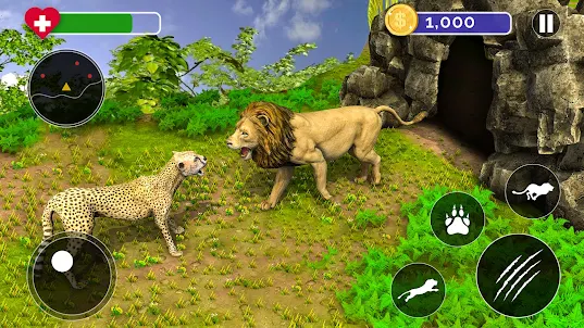 Lion Simulator Game Family Sim