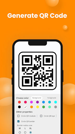 QR Code Scan & Export Screen 3