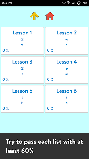 Android application English Vowels for Spanish Peo screenshort