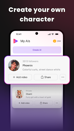 Pheon: AI Girlfriend Chat Bot Screenshot