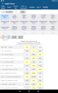 English Tenses Schermata