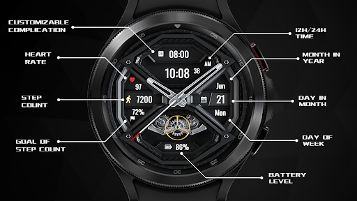 QD008 - Hybrid Watchface Screen 3