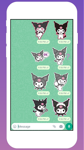 Charming Kuromi Sticker by Sanrio Korea for iOS & Android