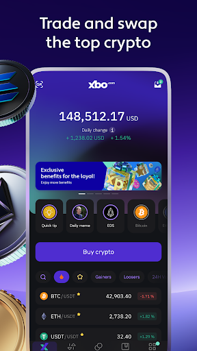 XBO.com - Buy Bitcoin & Crypto Screen 2