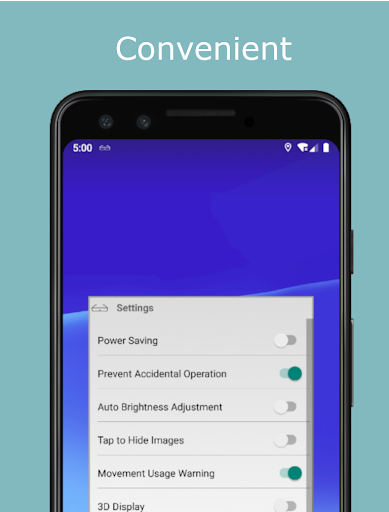 Android application MOVERIO Link screenshort