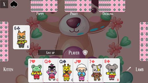 Cute Animals Durak - Russian Cards Game