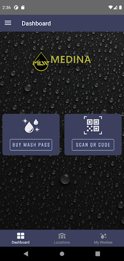 Android application Medina Laser Wash screenshort