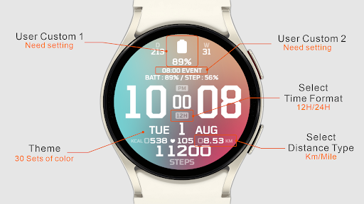 IWF I1 watchface Screen 2