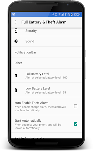 Full Battery & Theft Alarm Screenshot