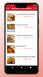 Screenshot 4 Recetas de Cocina Boliviana android