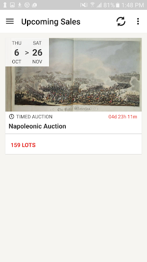 Android application Turner Auctions screenshort