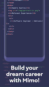 Mimo: Learn coding in HTML, JavaScript, Python Apk For Android 6