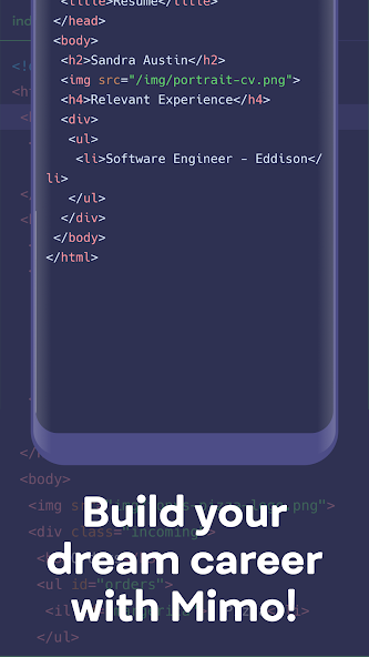 Mimo programmieren lernen HTML, Python, JavaScript  poster