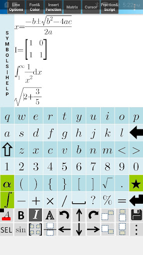 Equation Editor and Q&A Forum Screen 2