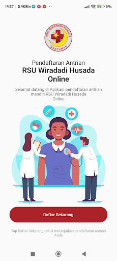 Android application RSU Wiradadi Husada Online screenshort