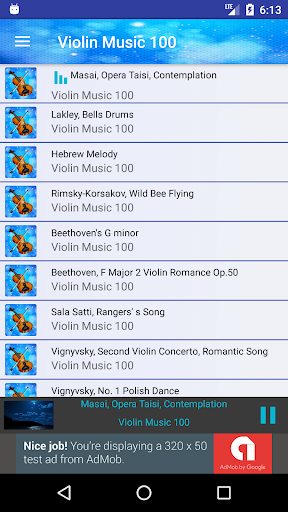 Violin Music Collection Screen 2