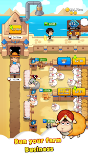 Sheep Farm MOD APK: Idle Games & Tycoon (Unlimited Diamonds) 4