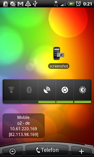 Screenshot of IP Widget