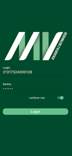 Android application Monte Verde Distribuição screenshort