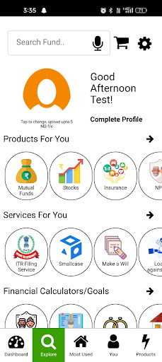 Android application Mishra 360 screenshort