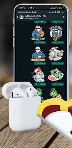 Android application m3gan Wednesday megan Stickers screenshort