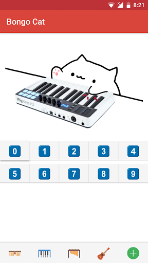 Bongo Cat: Musical Instruments androidhappy screenshots 2