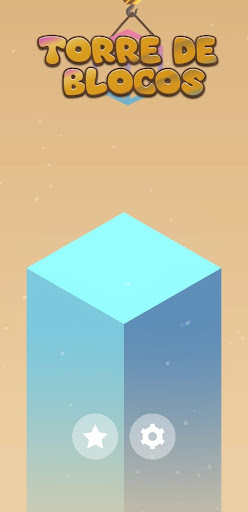 Android application Torre de blocos screenshort