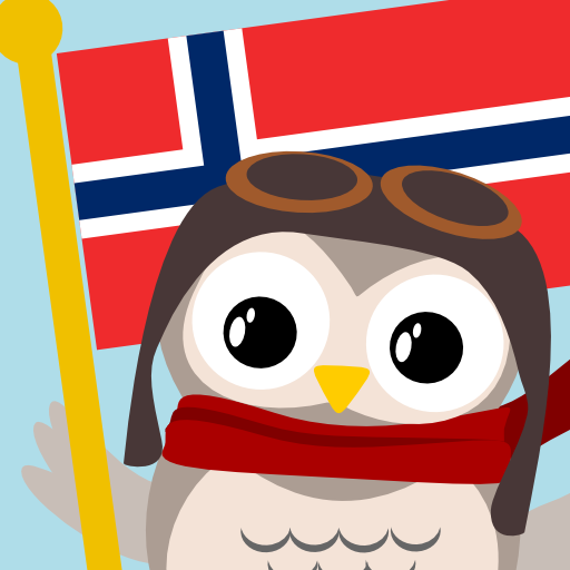 Gus Learns Norwegian for Kids Logo