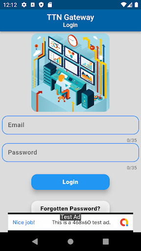 Android application TTN Gateway screenshort