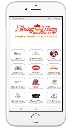 Android application JBay Deliveries screenshort