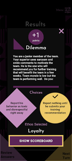 Android application Military Dilemmas screenshort