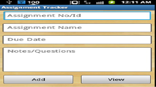 Assignment Tracker
