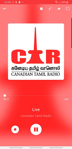 Canadian Tamil Radio Screen 3