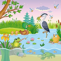 Puzzle Kids Animals Shapes