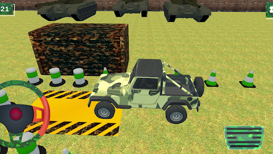 Army Vehicle Parking Simulator