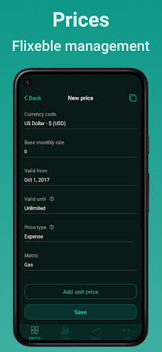 Screenshot of Meterable - Meter readings app