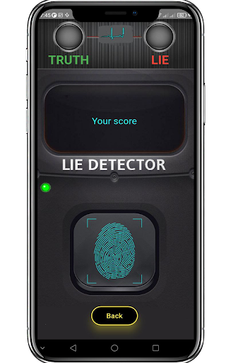Android application Lie Detector screenshort