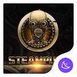 Golden SteamPunk - APUS Launcher  theme icon