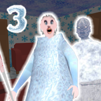Scary Frozen Granny Queen  Ice Grandpa Horror Mod