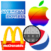 American Logo Color by Number - Pixel Art Coloring