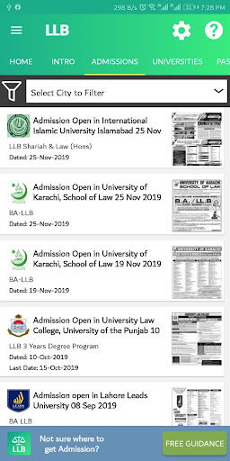 LLB Pakistan Screen 2
