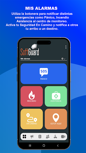 Android application SmartPanics screenshort