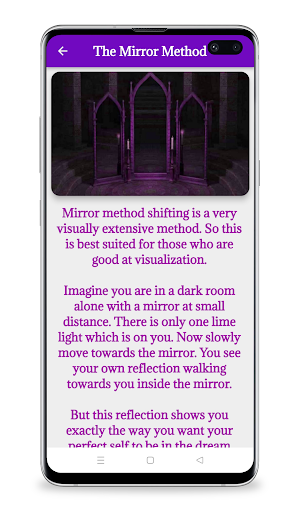 Reality shifting Screen 3