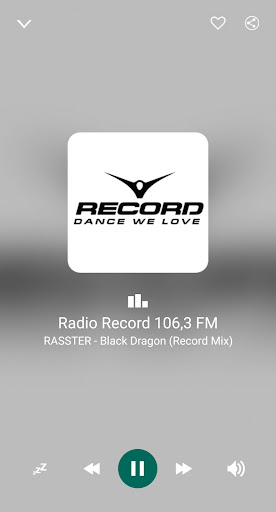 Android application Club music from Russia screenshort