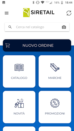 Android application Si Ordini - Agenti e Clienti screenshort
